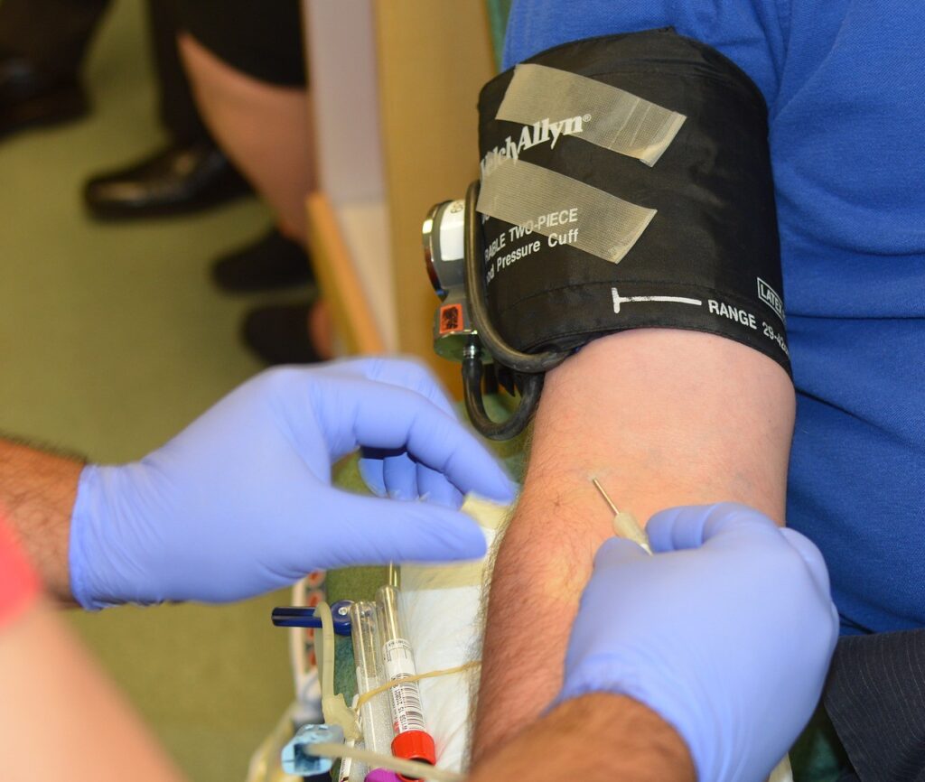 donating blood